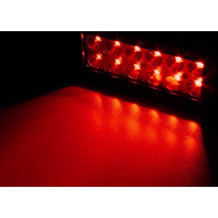 Quake LED Magma Series 8インチ LEDライトバー デュアルロウ 36W コンボ ホワイト/レッド