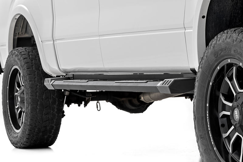 ラフカントリー HD2 アルミランニングボード スーパークルーキャブ フォード F-150 2WD/4WD 2009-2014