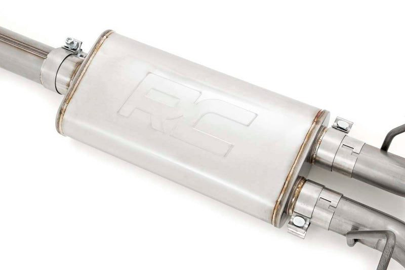 ラフカントリー デュアルキャットバックエキゾーストシステム ステンレス 4.8L/5.3L シボレー/GMC 1500 (2009-2013)