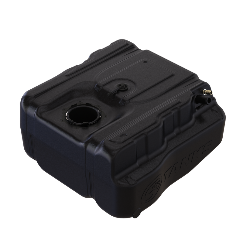 S&B フォード F-250/F-350/F-450/F-550 6.7L Powerstroke 高容量燃料タンク 40ガロン (アクスル後方) 2011-2016