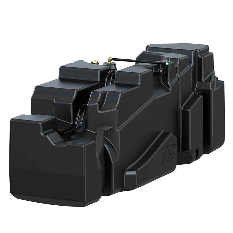 S&B GM Duramax 6.6L クルーキャブ ショートベッド 大容量フューエルタンク 62ガロン (2011-2023)