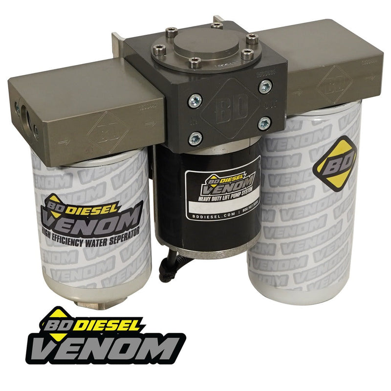 BD Diesel Venom フューエルリフトポンプ フィルター/ウォーターセパレーター付き フォード 6.4L 2008-2010 パワーストローク