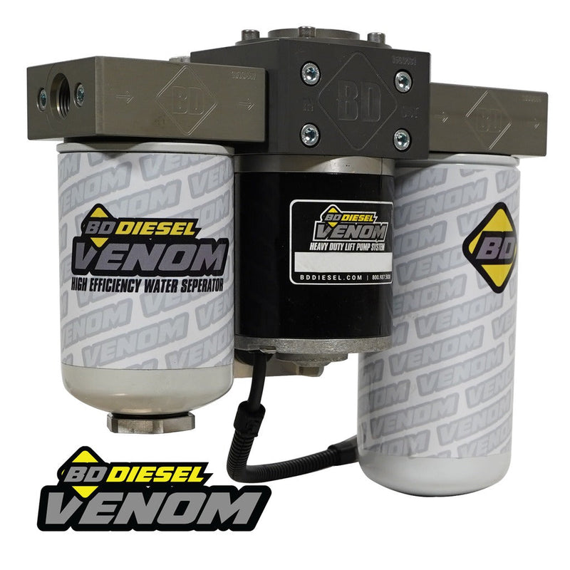 BD Diesel Venom フューエルリフトポンプ フィルター/ウォーターセパレーター付き フォード 6.4L 2008-2010 パワーストローク