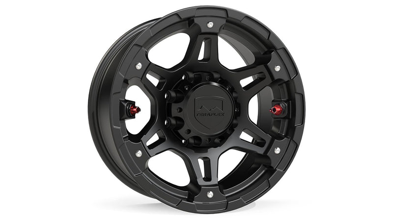 テラフレックス Nomad Split Spoke オフロードホイール 8x6.5" -12mm メタリックブラック