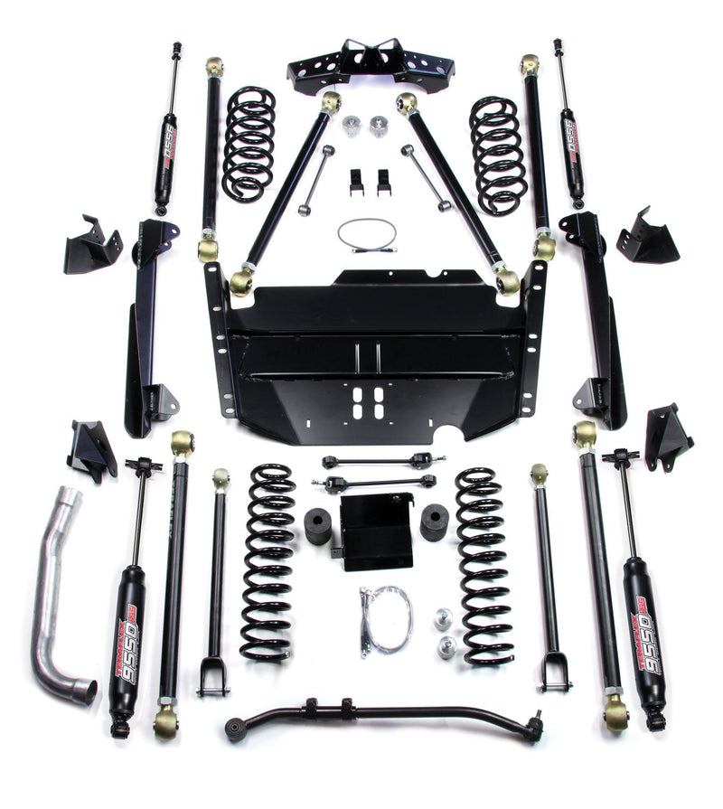 テラフレックス LJ LWB 4" Pro LCG Long Arm サスペンションシステム & 9550 VSS ツインチューブショック