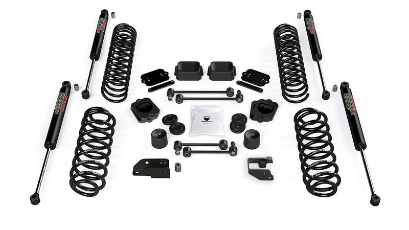 テラフレックス JL 4dr 3.5インチ コイルスプリング ベースリフトキット & 9550 VSS ツインチューブショック