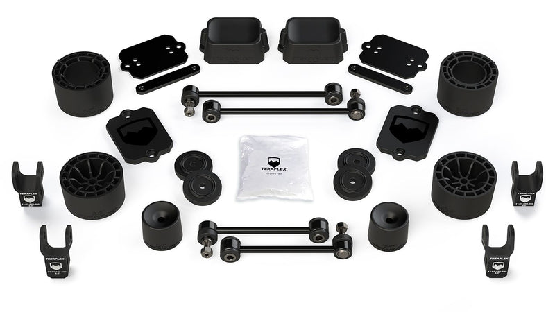 テラフレックス ジープ ラングラー JL 4ドア Sport/Sahara 2.5インチ Performance Spacer リフトキット & ショック延長
