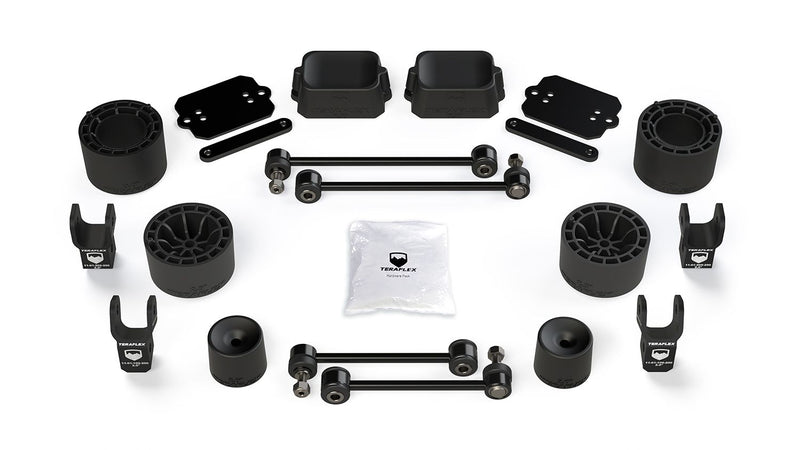 テラフレックス ジープ ラングラー JL 4ドア Rubicon 2.5インチ パフォーマンス スペーサーリフトキット & ショックエクステンション
