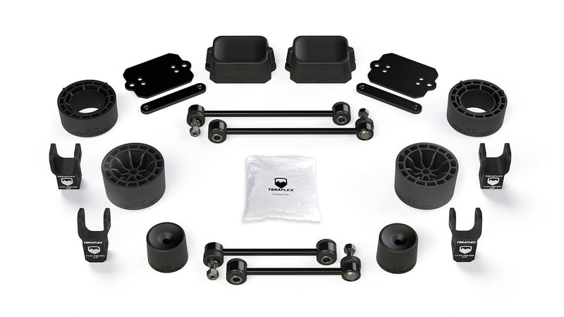 テラフレックス ジープ ラングラー JL 2ドア Rubicon 2.5インチ パフォーマンススペーサーリフトキット & ショックエクステンション