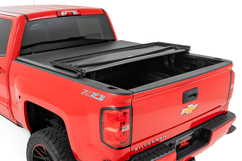 ラフカントリー ソフトトライフォールド トノーカバー シボレー/GMC 1500/2500HD/3500HD (2014-2019)