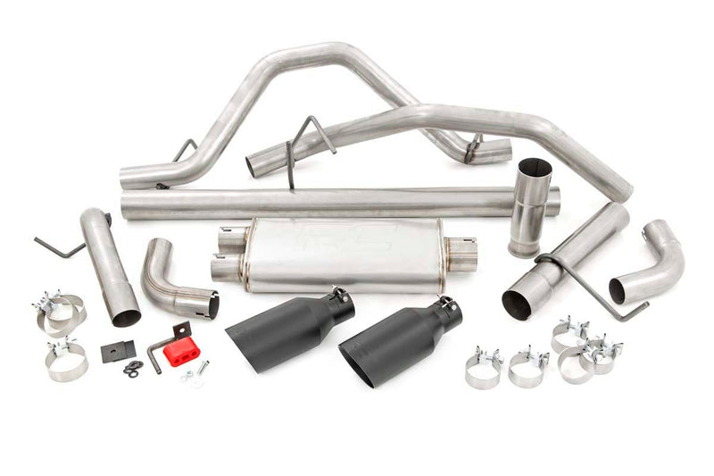 ラフカントリー デュアルキャットバックエキゾーストシステム ステンレス 4.8L/5.3L シボレー/GMC 1500 (2009-2013)