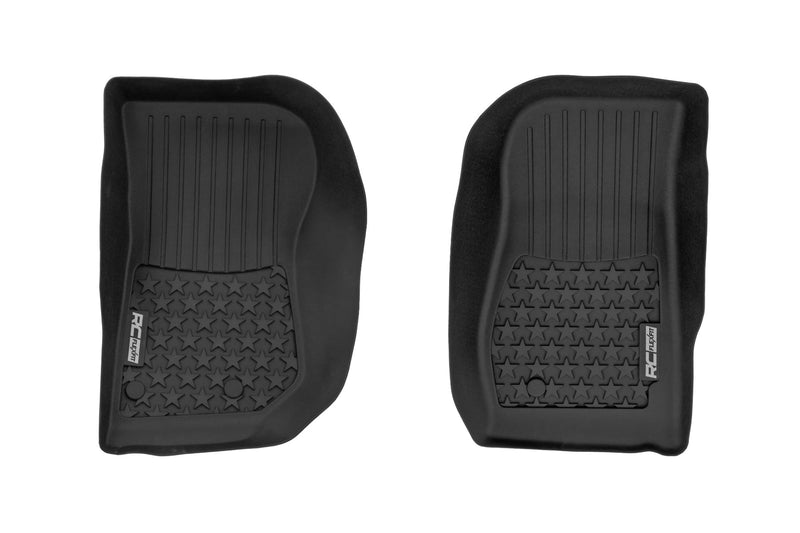 ラフカントリー Flex-Fit フロアマット フロント 2ドア ジープ ラングラー JK 4WD 2014-2017