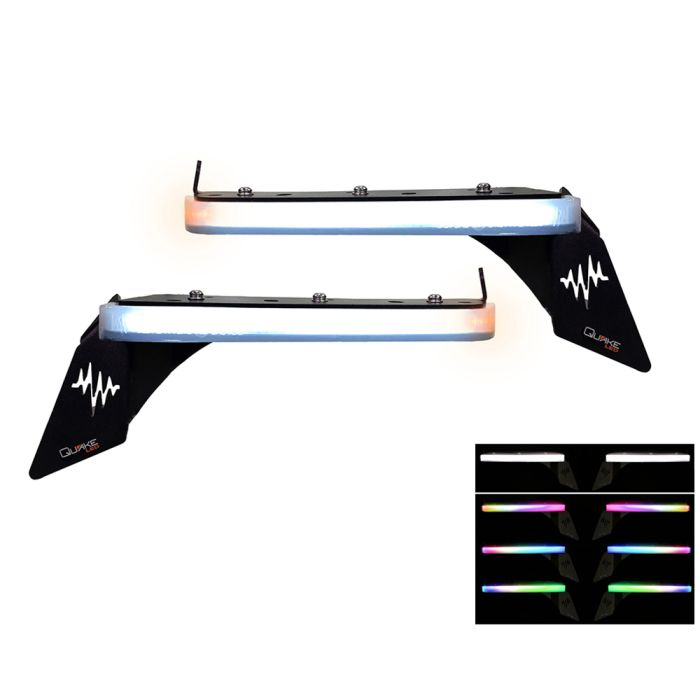 Quake LED ジープ ラングラー JL/Gladiator JT HDX Slim DRL フェンダーチョップキット