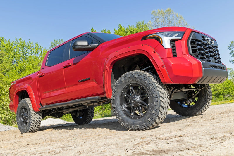 ラフカントリー オーバルナーフステップ クルーキャブ ブラック | トヨタ Tundra 2WD/4WD 2022-2026