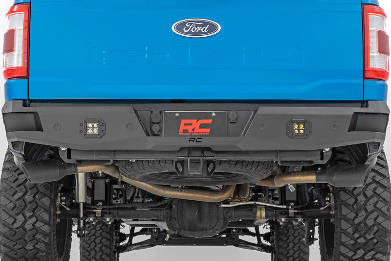ラフカントリー フォード F-150 デュアルキャットバックエキゾースト 2.7/3.5/5.0L 304ブラックステンレス (2021-2026)
