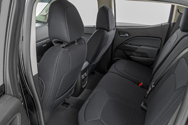 ラフカントリー ネオプレン シートカバー フロントバケット+リアベンチ シボレー Colorado / GMC Canyon 2015-2022