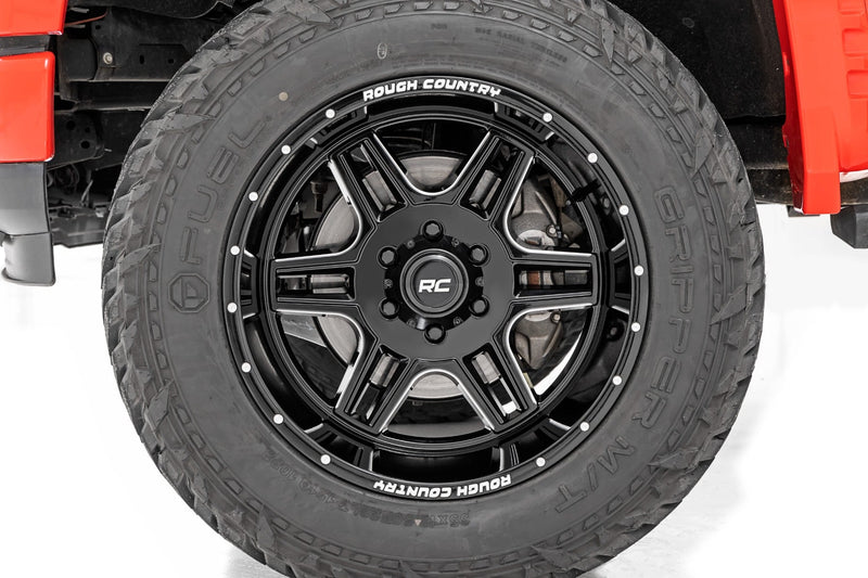 ラフカントリー 92 Series ホイール グロスブラック/マシーン 20x12 8x6.5 -44mm ワンピース