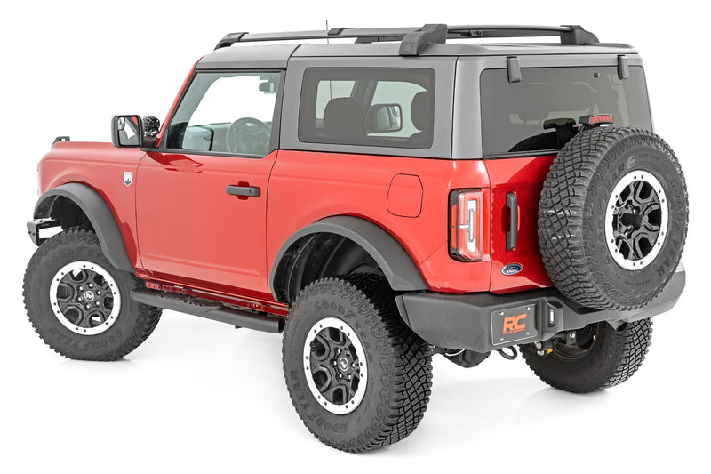 ラフカントリー オーバルナーフステップ 2ドア ブラック フォード Bronco 2021-2026
