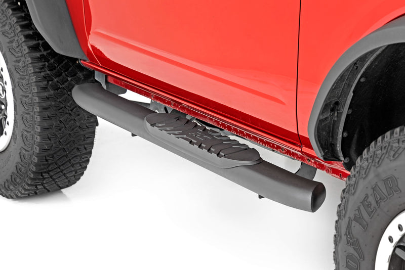 ラフカントリー オーバルナーフステップ 2ドア ブラック フォード Bronco 2021-2026