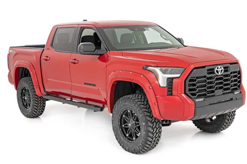 ラフカントリー オーバルナーフステップ クルーキャブ ブラック | トヨタ Tundra 2WD/4WD 2022-2026