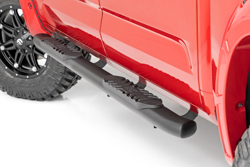ラフカントリー オーバルナーフステップ クルーキャブ ブラック | トヨタ Tundra 2WD/4WD 2022-2026
