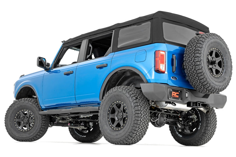 ラフカントリー オーバルナーフステップ 4ドア ブラック フォード ブロンコ 4WD (2021-2026)