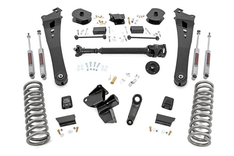 ラフカントリー 5インチリフトキット フロントドライブシャフト付き 10ボルトT-ケース ラム 2500 4WD (2025-2026)