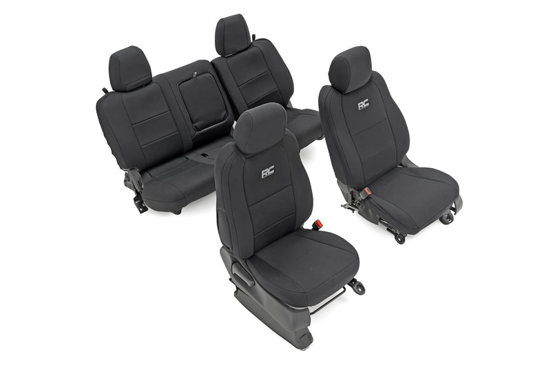 ラフカントリー ネオプレーンシートカバー 前後席セット クルーキャブ ニッサン Frontier 2WD/4WD 2022-2026