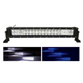 Quake LED Supernova Strobe 22インチ デュアルカラーLEDライトバー ダブルロウ (ホワイト/ブルー)