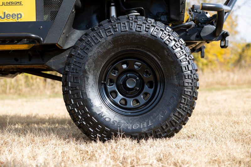 ラフカントリー スチールホイール ブラック 17x9 8x6.5 オフセット -12mm