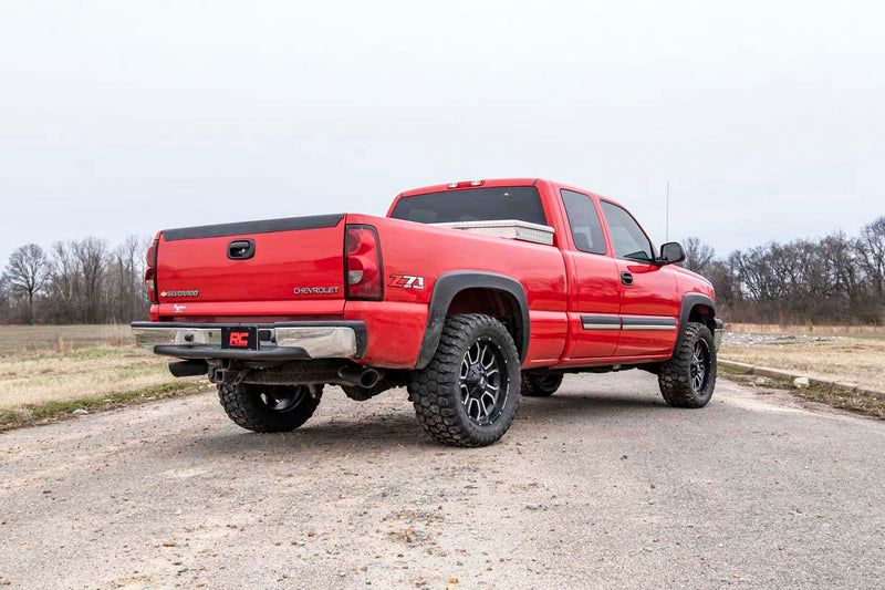 ラフカントリー デュアルキャットバックエキゾーストシステム 拡張キャブ 4.8L/5.3L シボレー/GMC 1500 1999-2006