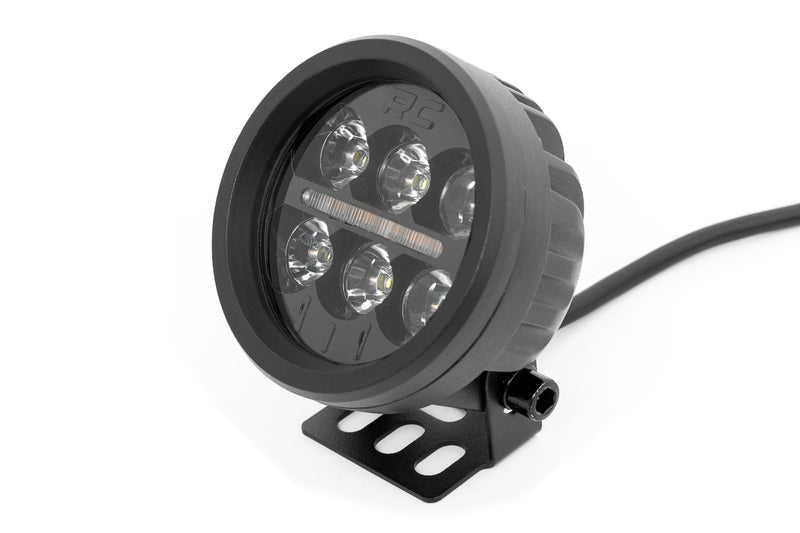 ラフカントリー Black Series 丸型LEDライト 3.5インチ アンバーDRL 2個セット