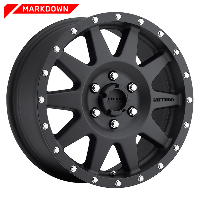Method Race Wheels 301 Markdown キャストホイール マットブラック 16x7
