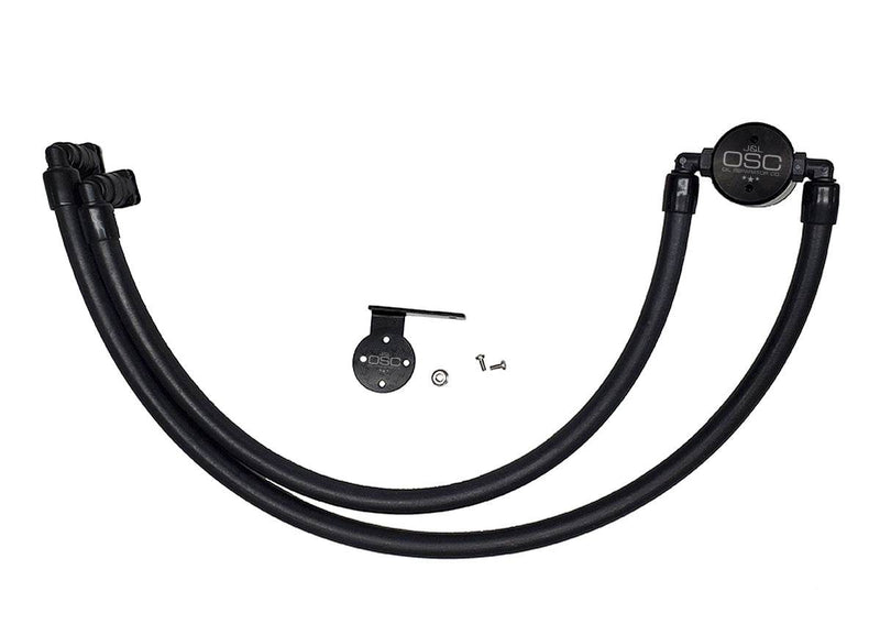 J&L オイルセパレーター 3.0 助手席側 ブラックアノダイズド
