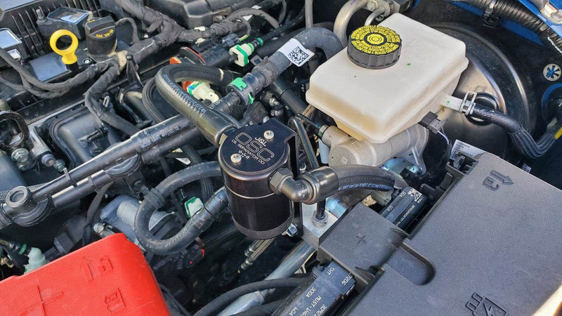 J&L オイルセパレーター 3.0 運転席側 ブラックアノダイズド