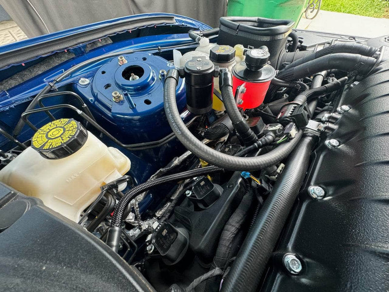 J&L オイルセパレーター 3.0 CCV サイド ブラックアノダイズド