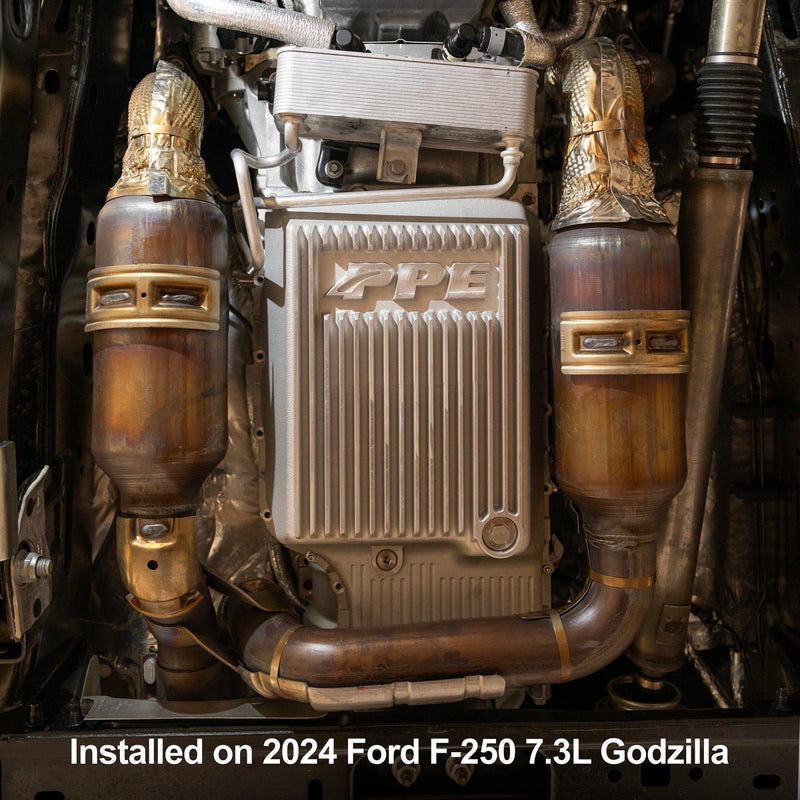 PPE Power 10R140 ディープトランスミッションパン ステップボトム ブラック フォード F-250 2020-2026