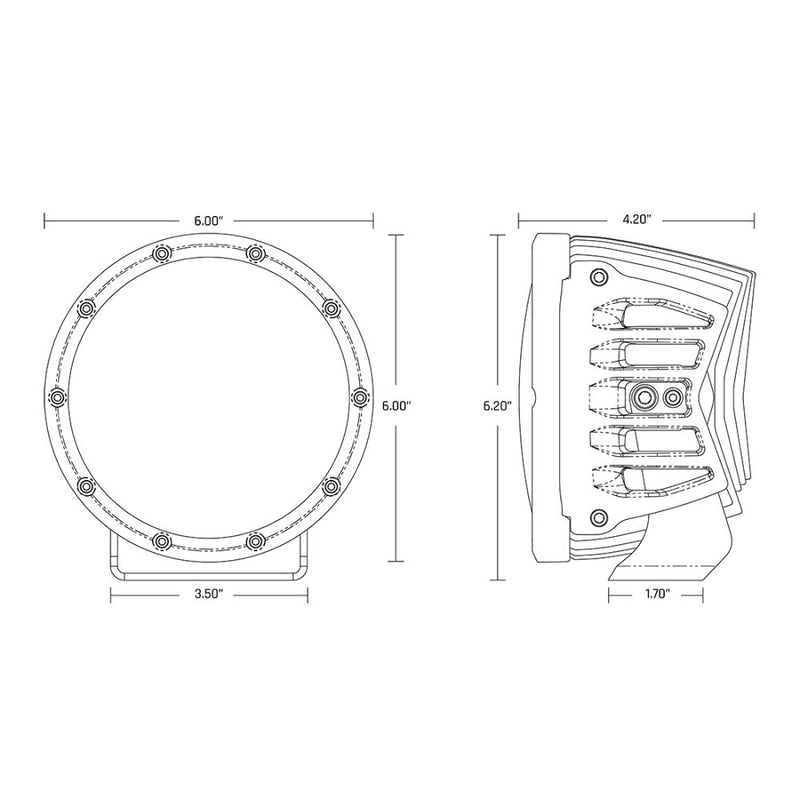 360-SERIES PRO 6 INCH SPOT