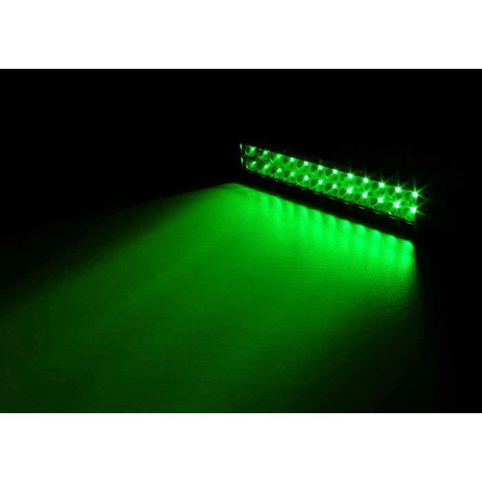 Quake LED Magma Series 14インチ LEDライトバー デュアルロー 72W コンボ ホワイト/グリーン