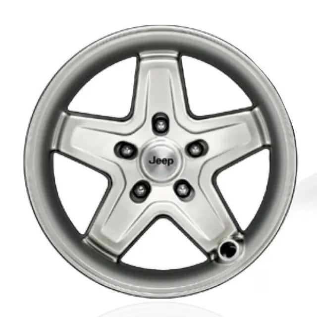 モパー Pintler シルバークラシック 5スポーク ホイール 17×8.5インチ — ジープ ラングラー 2008-2016
