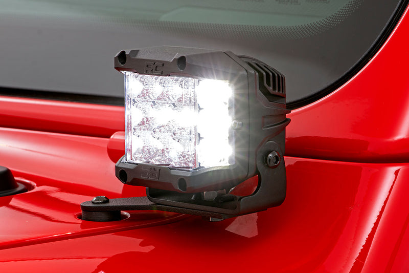 ラフカントリー 3インチ Chrome Series LEDライト Wide Angle OSRAM 2個セット