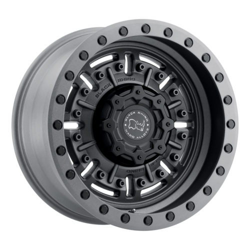 ブラックライノ ABRAMS BR ホイール 17×8.5 6×139.7 オフセット -18 ガンメタル