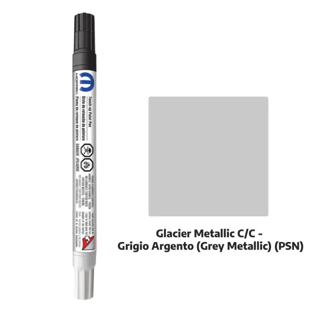 モパー タッチアップペイントペン Glacier Metallic C/C (Grigio Argento / グレーメタリック) — ジープ レネゲード 2022