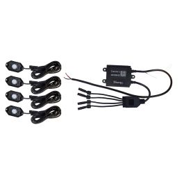 Quake LED RGBW アンダーマウント ロックライトキット 4個セット