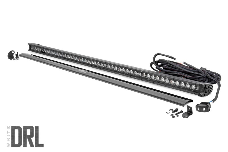 ラフカントリー 50インチ Black Series シングルロウ LEDライトバー クールホワイト DRL付き