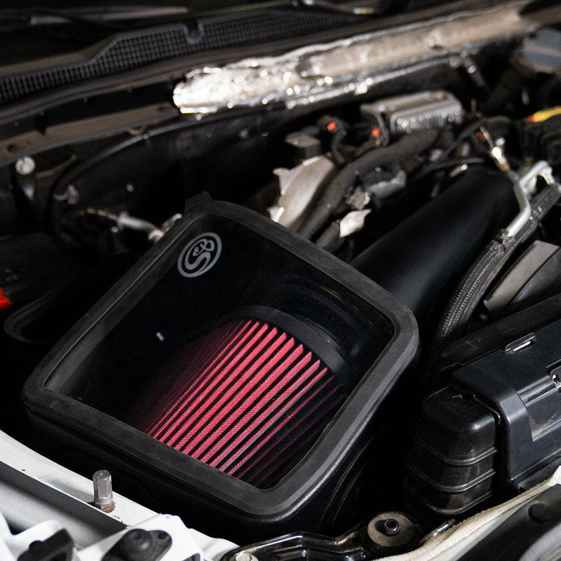 S&B シボレー/GMC Duramax L5P 6.6L ディーゼル コールドエアインテーク ドライエクステンダブル 2020-2026