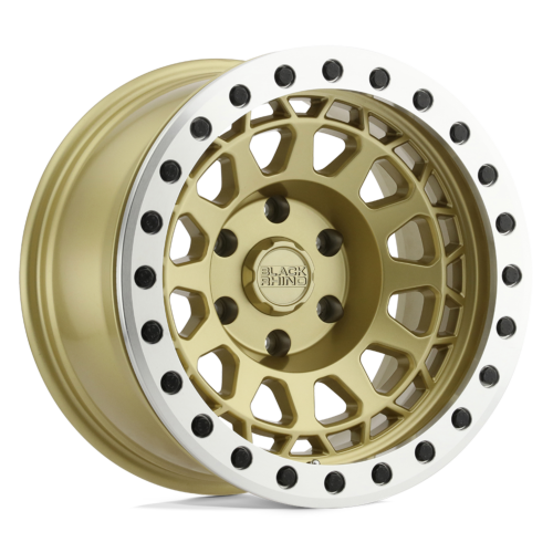 ブラックライノ PRIMM BEADLOCK 17×8.5 6×139.7 オフセット -30 マットゴールド/マットチャコール
