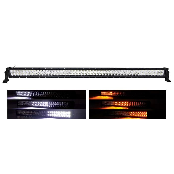 Quake LED 53インチ Supernova Strobe アンバー LEDライトバー