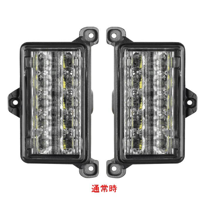 スムーズテールランプ/オレンジランプセット グラディエーター　LED FLASH MOUNT LED TAILIGHT AMBER SET Gladiator