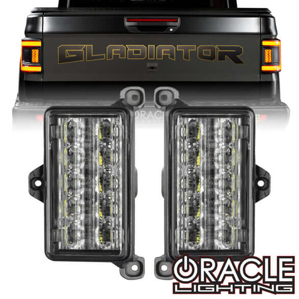 スムーズテールランプ/オレンジランプセット グラディエーター　LED FLASH MOUNT LED TAILIGHT AMBER SET Gladiator